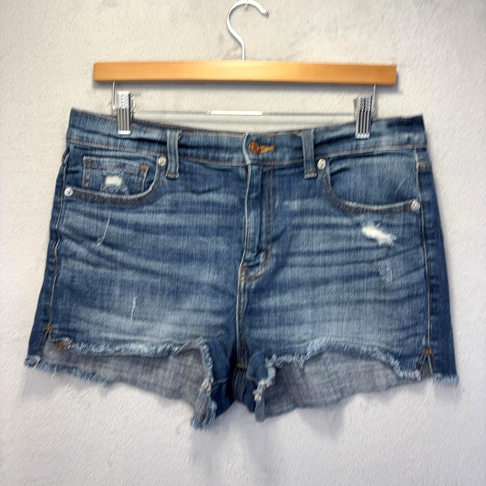 Pistola Distressed Cut-Off Denim Shorts Womens 30 Blue Jorts 2.5" Rodeo Country